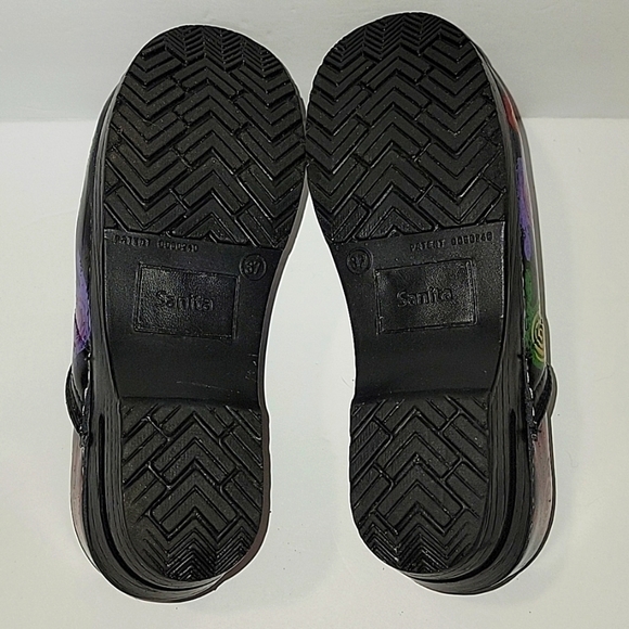 SANITAS professional nursing medical clogs rare handprint design Size EU37/6.5US - Picture 6 of 8